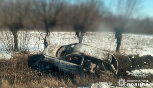 Occupiers attacked car with drone in Kupiansk: two people were injured. PHOTO