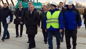 Путін прибув на окуповану Тузлу. ФОТО