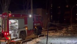 У Харкові БпЛА влучив у бах будинку
