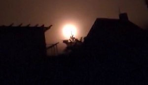 Момент сбивания российского дрона над Литвой истребителями НАТО. ВИДЕО