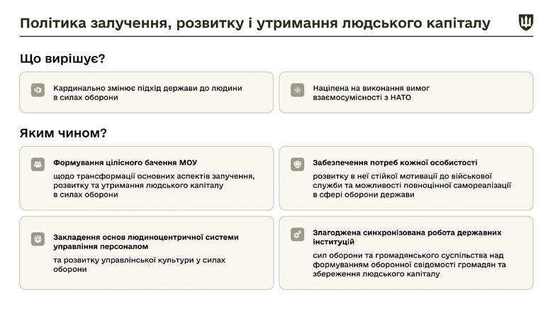 Людський капітал в Силах оборони