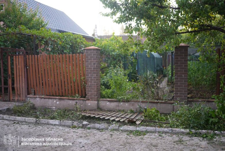 Запоріжжя після обстрілу