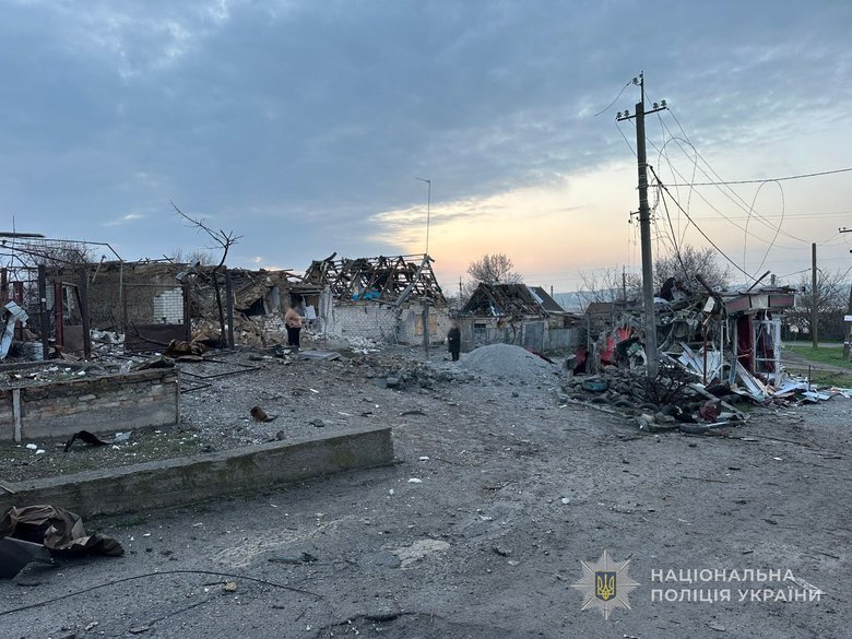 Consequences of Russian attacks in Zaporizhzhia