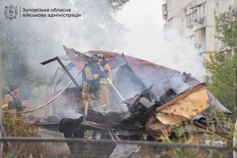 Наслідки удару РФ по Запоріжжю 25 червня