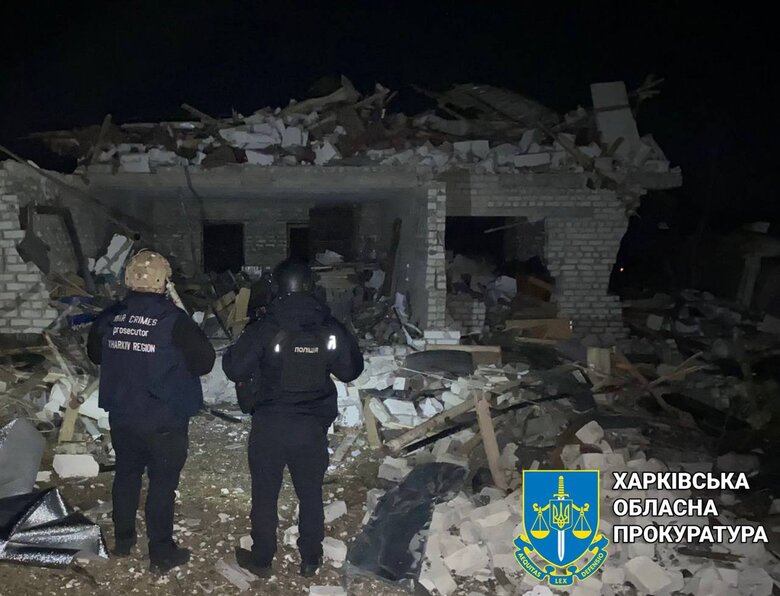 Наслідки удару рашистів по Куп’янському району Харківщини 01