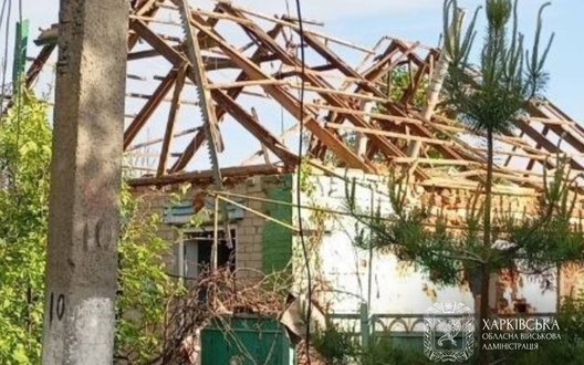 Доба на Харківщині: у Берестині пошкоджено енергомережі. ФОТОрепортаж
