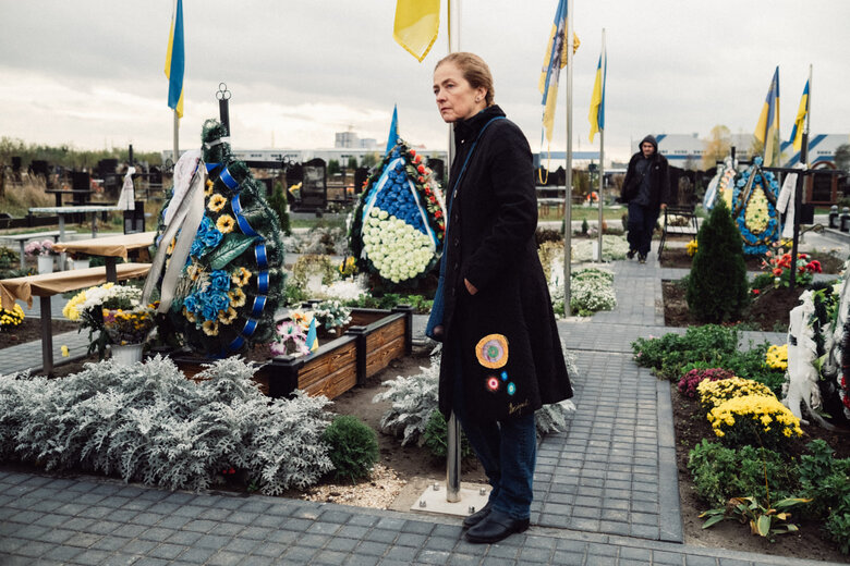 In Brovary, bid farewell to soldier Oleksandr Fatieiev, who died in battle against ruscists in Luhansk region, was held 32
