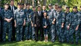 President meets with Ukrainian seamen freed from Russian captivity. PHOTOS