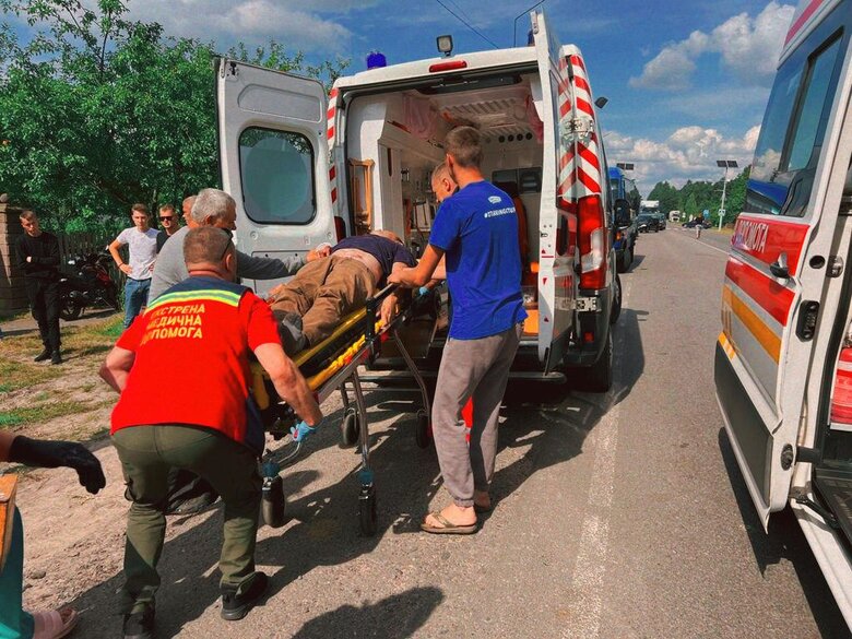 Child died in road accident in Rivne region, 8 more people were injured, - State Emergency Service 01