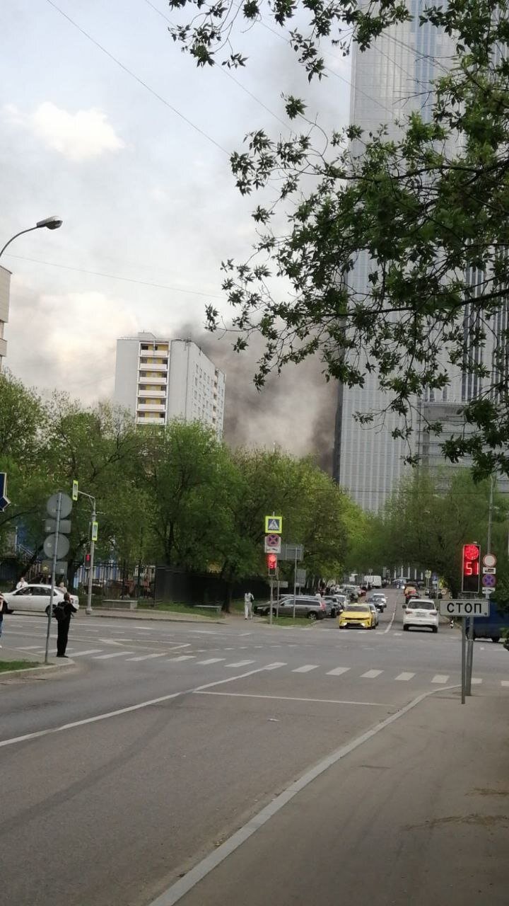 In the business centre "Москва-Сіті" сталася пожежа