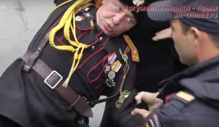 "This is mess. They swore to Russia!" - Crimean occupants dispersed rally in support of so-called Crimean Cossack Cadet Corps. VIDEO+PHOTOS