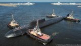 Российская атомная подлодка потеряла ход у берегов Дании. ВИДЕО