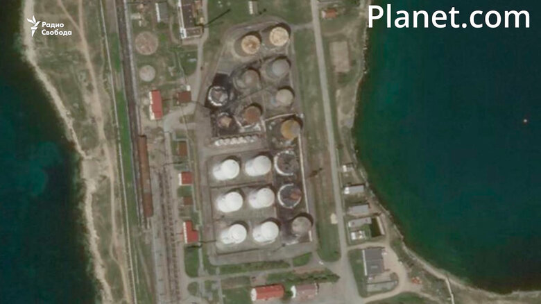 Consequences of fires at oil depots in Krasnodar region and occupied Sevastopol 02