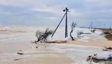Шторм в Азовському морі відрізав сухопутне сполучення з заповідником "Бірючий острів". ВIДЕО