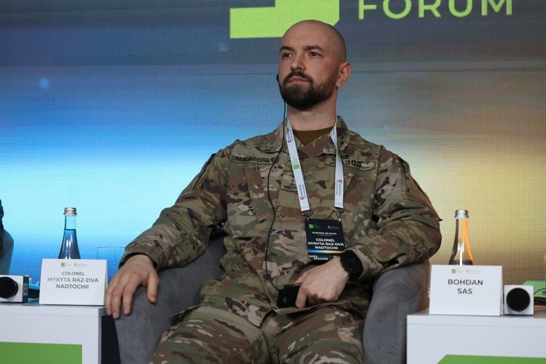 Полковник Микита "Раз Два" Надточій, заступник командира 1-го корпусу "Азов" НГУ