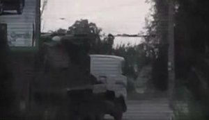 Russian Buk without one missile recorded in Luhansk next day after MH17 tragedy in 2014. VIDEO