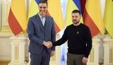 Володимир Зеленський та прем’єр-міністр Іспанії Педро Санчес