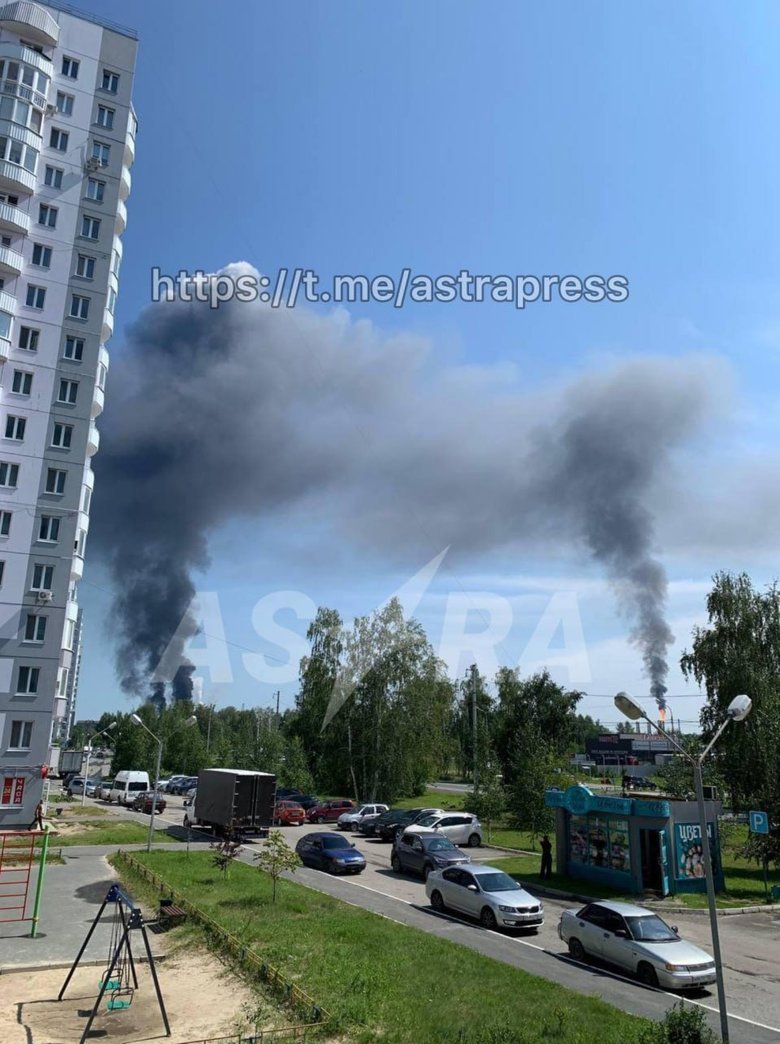 удар по НПЗ в Тюмені