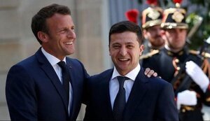 Макрон похвалив Зеленского за виконання зобов’язань і відкликання законопроєкту, який не відповідав мінським угодам