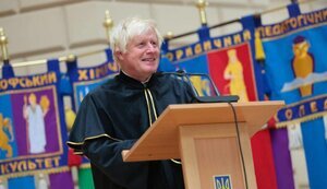 Борис Джонсон став почесним професором Львівського університету та провів зустріч із студентами. ФОТО