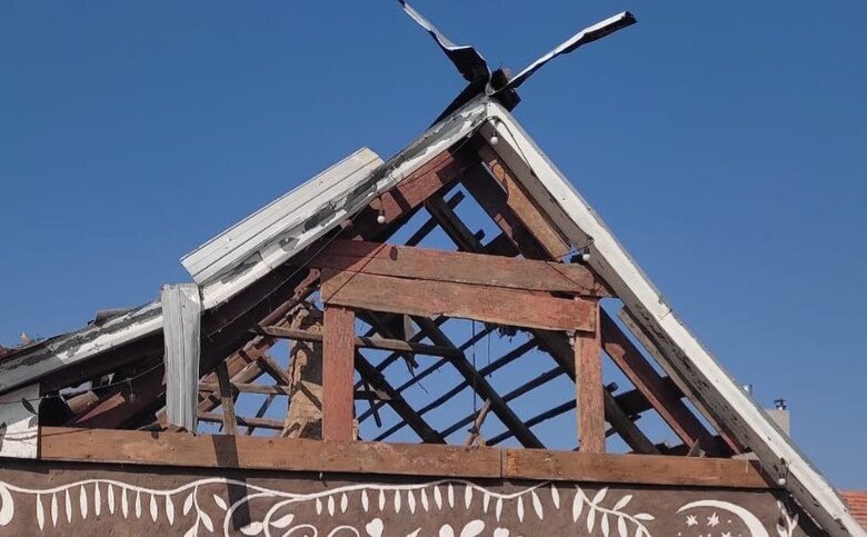 Наслідки обстрілу Нікопольщини