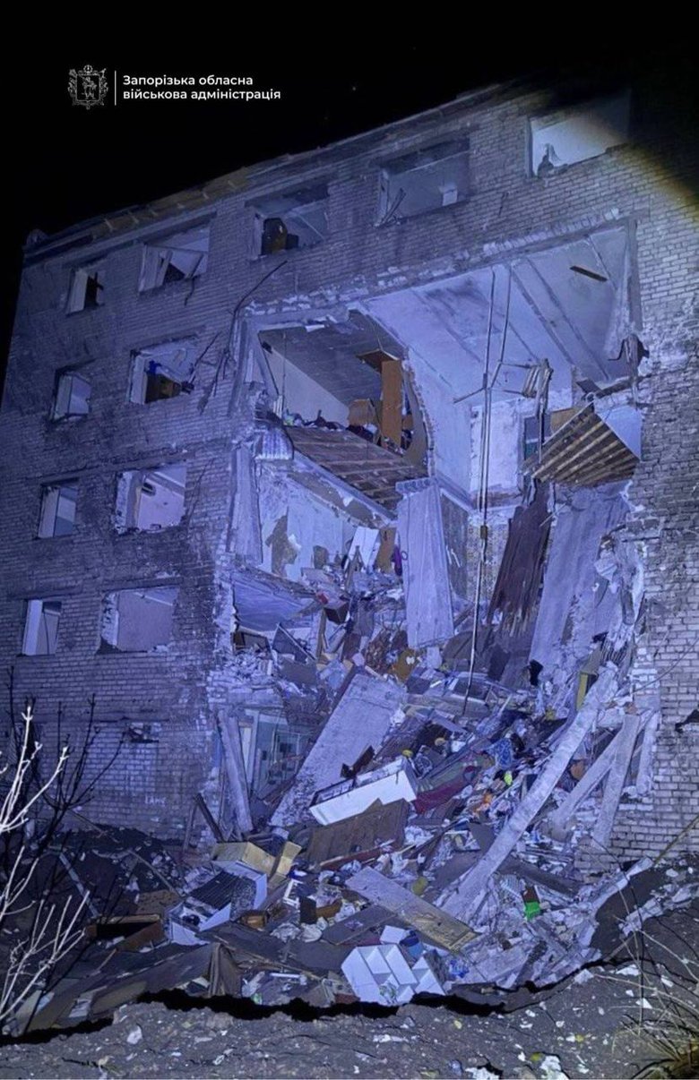 Ночью 30 октября Россия нанесла комбинированный удар по Запорожью.