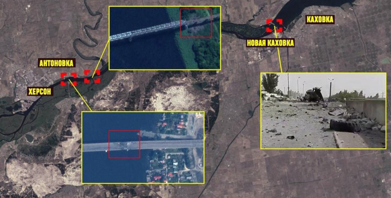 ЗСУ знищили практично всі великі мости на окупованій Херсонщині, - ОУВ Каховка 01