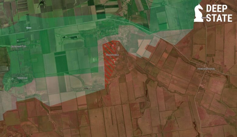 Просування росіян у Малинівці на Запоріжжі