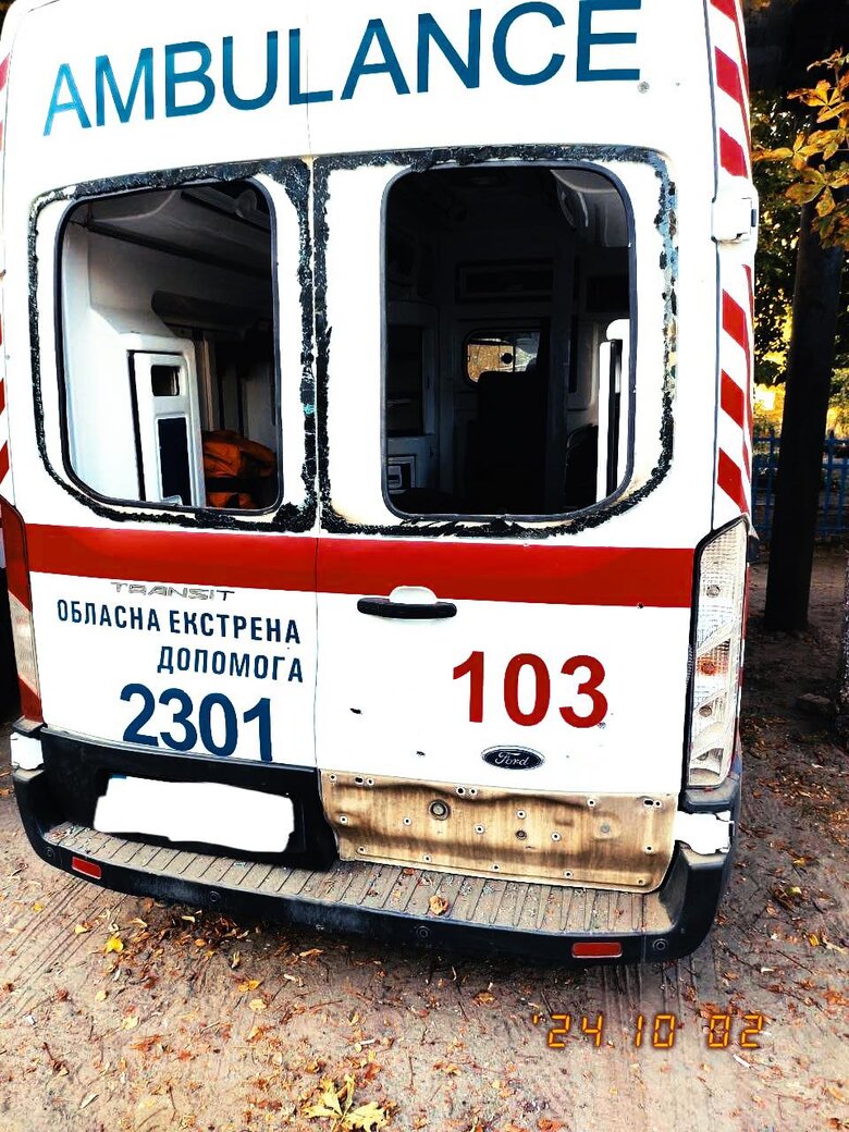 На Харківщині внаслідок російського обстрілу пошкоджено 4 авто 
