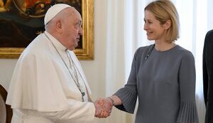 Кая Каллас та Папа Римський обговорили необхідність справедливого миру для України