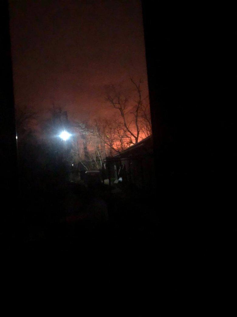 Пожежа на Ільському НПЗ після атаки БпЛА