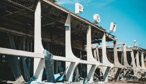Mykolaiv airport completely destroyed. PHOTOS