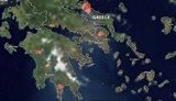 За останню добу зафіксовано 426 пожеж у Греції, гасити допомагають 100 українських рятувальників, - посольство