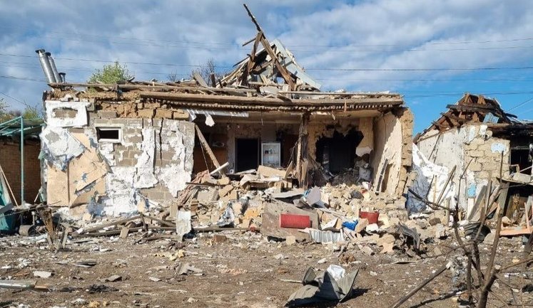 Вследствие обстрелов Донетчины разрушены 26 гражданских объектов, из них 19 жилых домов. ФОТОрепортаж