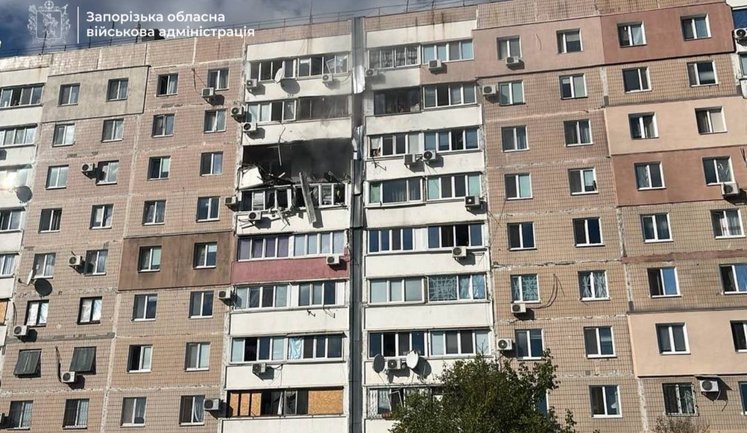 Apartment hit: child injured in Russian strike on Zaporizhzhia