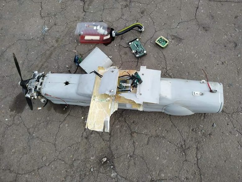 Украинские воины приземлили вражеский БПЛА Орлан-30 02