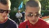 Акция в поддержку украинского языка: милиция не смогла задержать пьяных парней, которые избили участников митинга. + ВИДЕО.