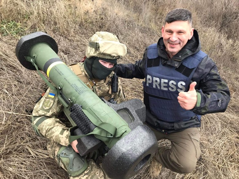 Українські Джавеліни розгорнуті на фронті в очікуванні російських танків 01
