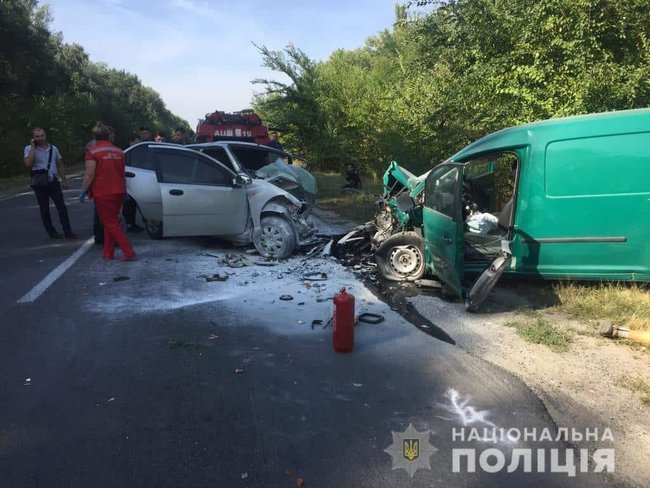 Троє осіб загинуло в результаті лобової ДТП на Київщині 01