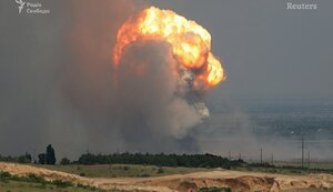 На военном складе в Крыму хранилось 3 тонны артиллерийских снарядов россиян, - росСМИ