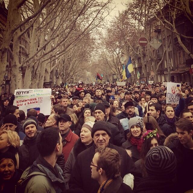 одесса протест