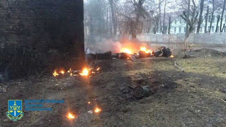 Consequences of rocket fire and drone attacks in Dnipropetrovsk region 02