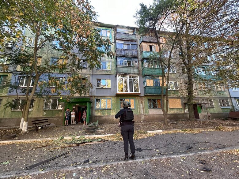 Наслідки обстрілів Донеччини 2 жовтня