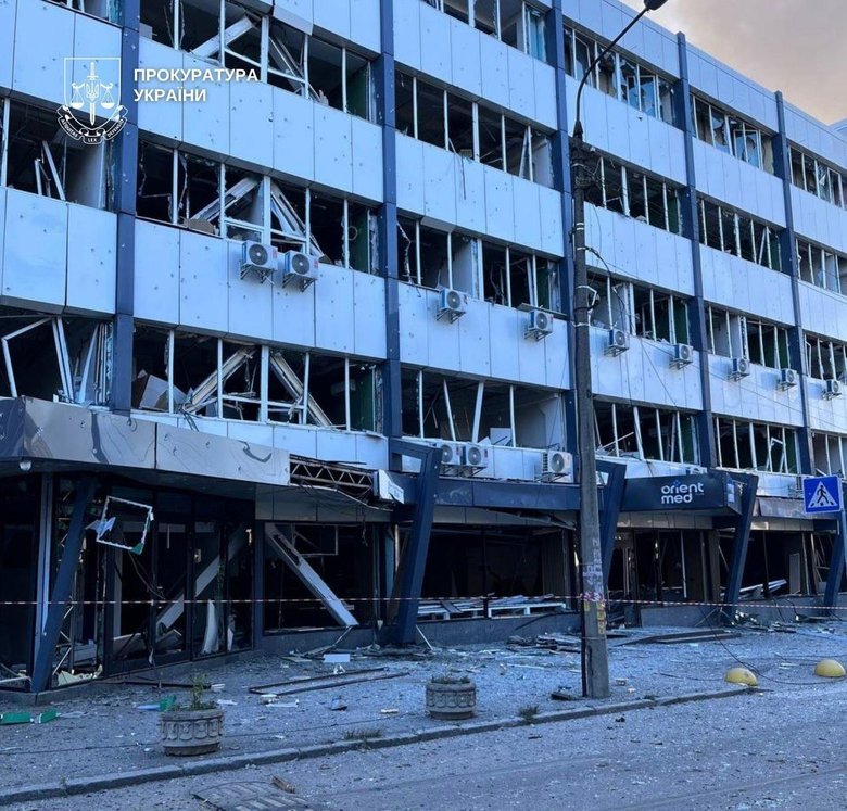 Kyiv after the shelling on 2 June