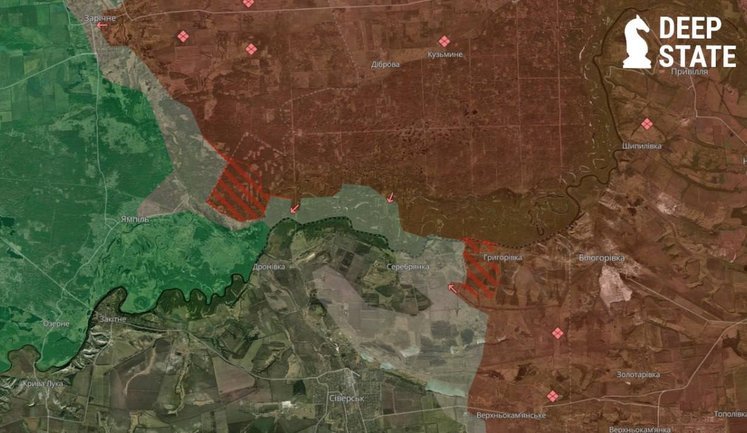 Enemy tries to fully seize Serebriankyi forestry and gain foothold in Yampil – DeepState