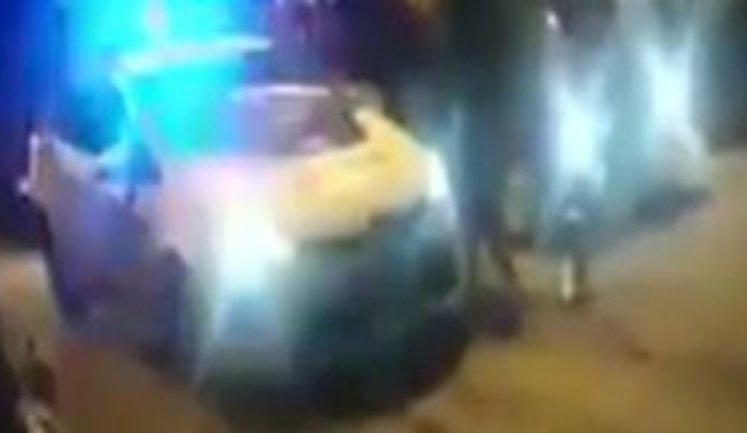 Автомобиль патрульной полиции Одессы участвует в незаконных уличных гонках. ВИДЕО