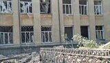 Educational institution in Bilhorod-Dnistrovskyi after shelling