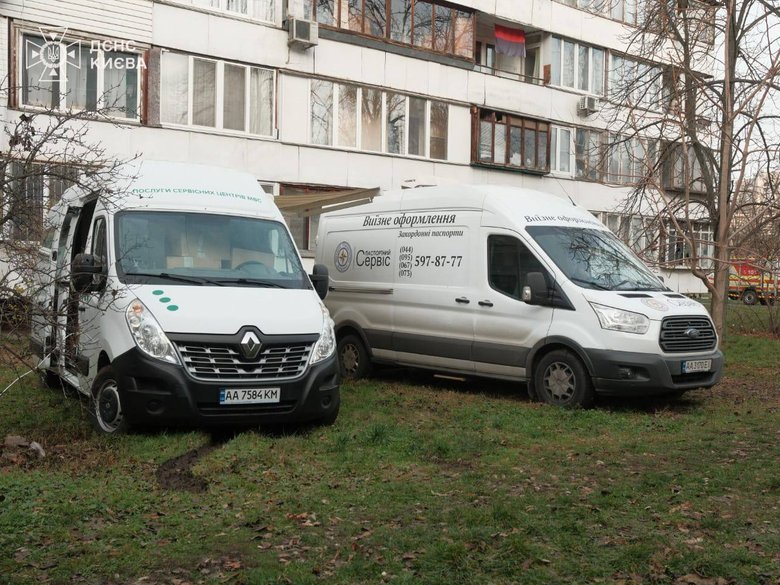 Kyiv after the shelling on 25 November
