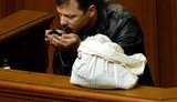 "В рот брал": Ляшко в Раде ел землю. ФОТОрепортаж
