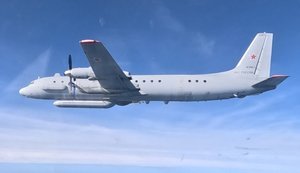 The Polish Air Force intercepted a Russian Il-20 reconnaissance aircraft over the Baltic Sea